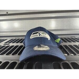 Seattle Seahawks Hat Cap New Era Size SM_MD 39Fifty Heritage Fitted NFL Blue